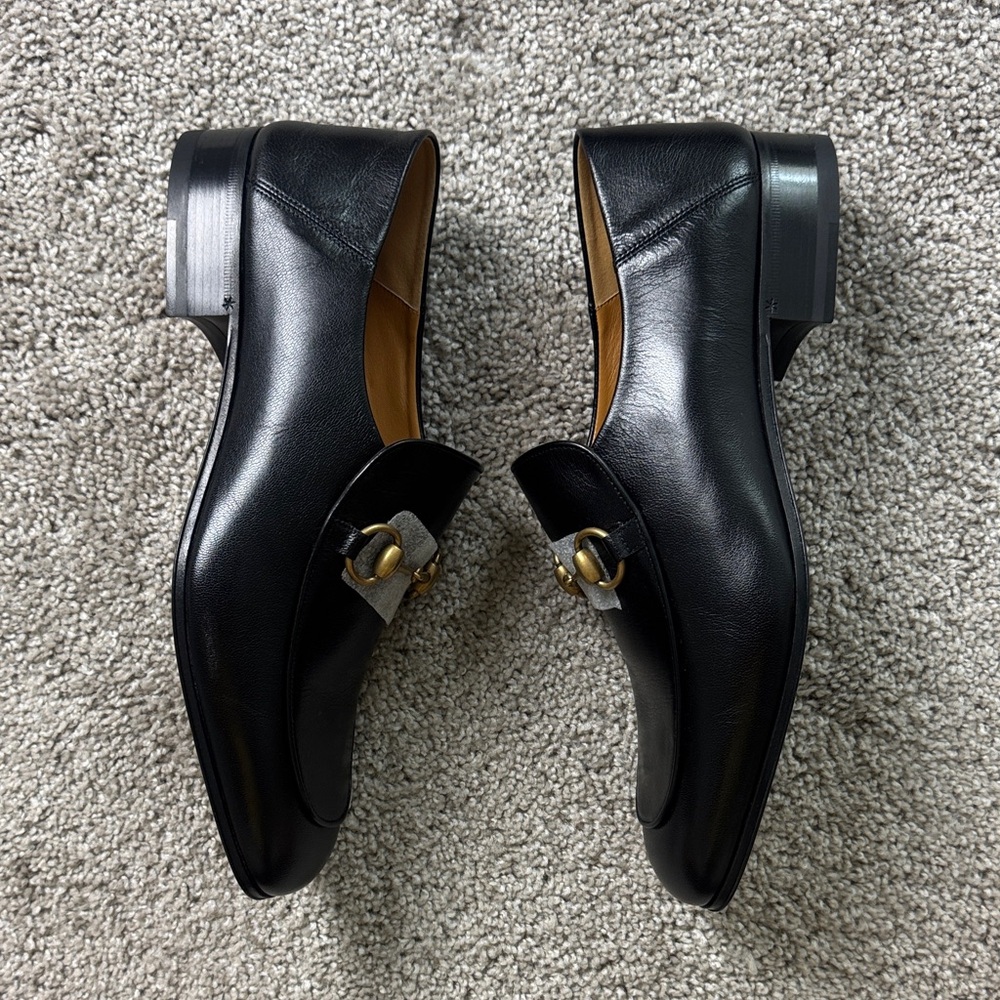 Gucci Black Leather Loafers - Picture 2 of 9